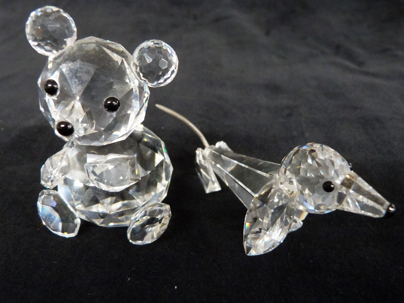 A collection of nine Swarovski animals including hedgehog, owl, mouse etc - Image 5 of 8