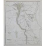 John Arrowsmith (1790-1873, England) map of Egypt with focus on the Nile and the Gulf, 1832,