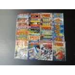 Thirty-three DC comics comprising Johnny Thunder 1-3 and 108, Sergio Aragones 13 x2, Starfire 7,