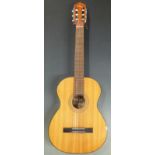 Musima 'Rosonata' German acoustic guitar fitted with six steel strings, with soft carry case