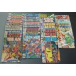 Twenty-Eight Marvel Comics The Invincible Iron Man comprising 25, 33, 59, 79, 80, 81, 94, 98-100,