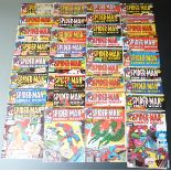 A run of one-hundred-and-twenty-nine Marvel Comics Weekly Spider-Man 48-175 (67 and 96 missing)