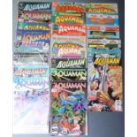 Twenty-two DC Comics Aquaman comprising 1 x6, 2, 3 x2, 4 x3, 7, 10, 57, 61, 71, 72, 442-444 and 451.