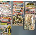 Twenty-four DC comics Our Army At War comprising 27, 39, 54, 91 x2, 109, 111, 114, 125, 129, 131,