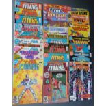 Twenty-two DC Comics Teen Titans comprising Tales of the New Teen Titans 1-4, Tales of the Teen