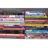 Thirty-seven comic artist and history related books including Manga, Japanese comics, History of