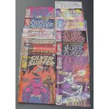 Fourteen Marvel Comics Silver Surfer comprising The Silver Surfer 6, 7, 9, 11, 13 and 14 and