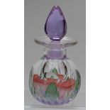 Caithness 'Dewdrop' paperweight scent bottle or inkwell, height 15cm