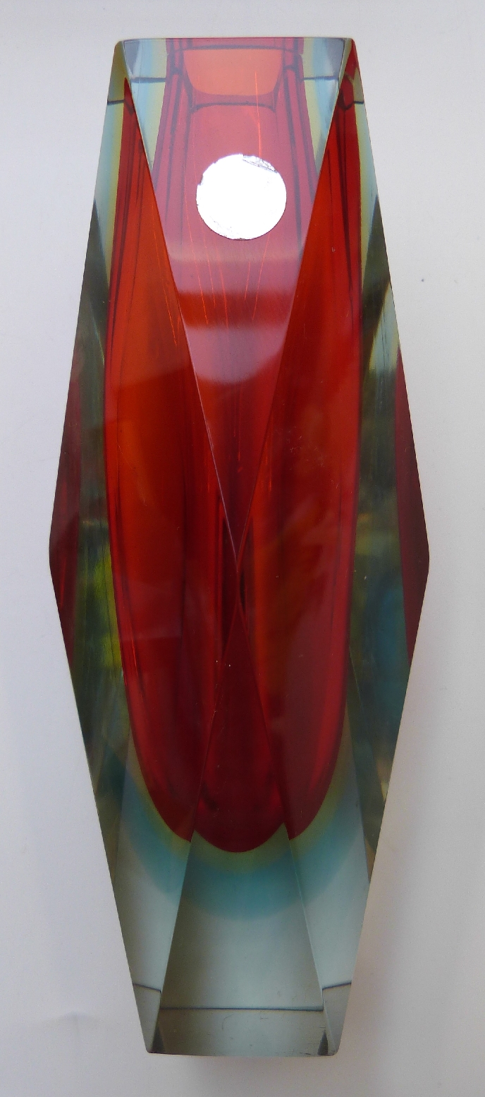 Murano Sommerso vase and bowl - Image 3 of 3