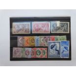 Great Britain 1902 1/2d-1s, 1934 2s 6d, 5s and 10s, seahorses and 1948 R.S.W. £1 mint