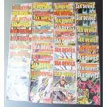 Thirty-six DC comics Sea Devils Showcase 28 x2 and 4 x2, 5 x2, 6-8, 9 x2, 10, 11, 13, 15-17, 19-