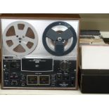 Sony reel to reel tape recorder TC-377 with instruction book, spare tapes/reels etc