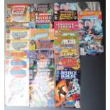 Twenty-seven DC Comics Justice League comprising Justice League Quarterly 3 x2 and 4, Justice League