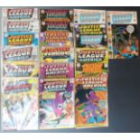 Nineteen DC Comics Justice League of America comprising 8, 10, 11, 22, 35, 38, 40, 47, 50, 56, 57