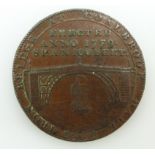 Commemorative medallion for Ketley Inclined Plane 1789 and the Iron Bridge at Coalbrookdale 1792