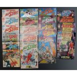 Eighteen DC comics comprising The Young All-Stars 1-6, 8-14, 16 19, 20 and 31 and All Star Comics