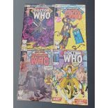 Four various comics comprising Marvel Dr Who 6, 57, 59 and 60, Solo 15 and 18-20, The Complete Judge