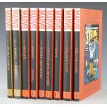 Nine Marvel Masterworks comics books comprising Strange Tales 1 and 2, Marvel Comics 1, Human
