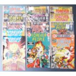 Thirteen DC Comics Forever People comprising 2-8, 9 x2, 10, 11 and 1 and 2.
