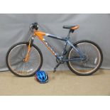 Marin Quake 7.0 mountain bike with MET helmet