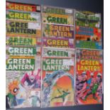 Eighteen DC Comics Green Lantern comprising 6, 9, 19, 21, 22, 24, 28, 29, 39-41, 43, 51, 58, 61, 66,