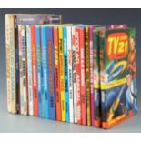 Twenty-one various annuals including TV21, Pow!, 2000 AD, Valiant, Thunder, Lion, Lady Penelope,