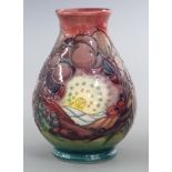 Moorcroft vase decorated with a stylised tree, H14cm