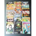 Forty-six DC comics including Blitzkrieg, Heart Throb, JSA, Justice League of America, Paradise