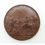 Victorian bronze medal "To the Army of the Punjab 1849" possibly a prototype / specimen, D36.1mm