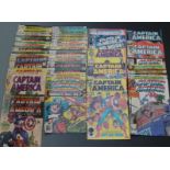 Thirty-four Marvel Comics Captain America comprising 100, 104, 123, 133, 135, 160, 188, 189, 192,