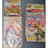 Sixteen DC comics All American Men of War comprising 14, 17, 21, 24, 54, 75, 77 x2, 81, 84 x2, 89,