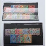 Bermuda mint stamps. 1906-10 1/4d-4d. 1910-25 1/4d-1s. 1918-22 2s-£1. 1924-32 2s-12s 6d.
