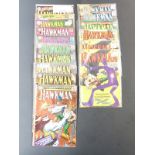 Sixteen DC comics Hawkman comprising 5 x2, 8, 10, 11 x2, 13, 15 x2, 18-20, 23, 25, 43 and 44.