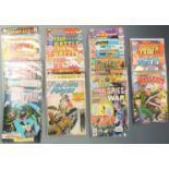 Thirty-two DC comics comprising Our Fighting Forces Hellcats 108, Army At War Millennium Edition