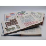 A substantial quantity of mint GB stamps 1935-1981, singles and blocks, in four large stockbooks