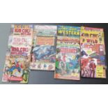 Sixteen Marvel comics and similar comprising Kid Colt Outlaw 131, 136, 138 and 145, Western