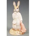 Royal Albert Beatrix Potter figures Peter and the Red Pocket Handkerchief, with unpainted jacket