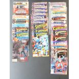 Thirty-three DC comics Superman comprising 48, 50, 74, 84, 86, 282, 288 and 289, Radio Shack x4,