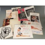 Folio of 1950s / 60s Bristol, Bath and Keynsham interest glamour calendars and gallery booklets