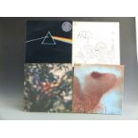 Pink Floyd - Dark Side Of The Moon (SHVL 804) A3/B3, two posters, two stickers, stickered sleeve,