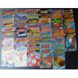 DC Comics The Flash comprising 1-6, 12, 15, 19, 24-27, 29, 42, 52, 59, 83, 85 x3, 170, 252-254, 270,