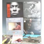 Miles Davis - seven albums including TuTu, Kind of Blue, Dig, mostly later issues, generally Ex/Ex