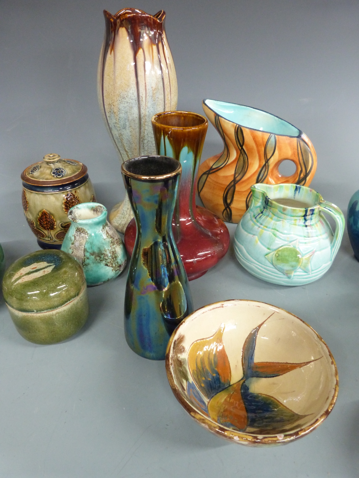 Large Collection Of Studio Retro And Continental Pottery Including 
