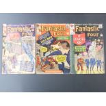 Three Marvel comics Fantastic Four comprising #20 The Molecule Man, #22 The Mole Man and #29 It