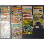 Twenty-eight DC comics comprising Our Fighting Forces 23, 28, 46, 62, 62, 65, 71, 73, 76 x2, 77, 79,