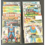 Ten DC comics Superman comprising Giant 183, 193, 207 and 232, Giant Annual 7 and 100 Page Super