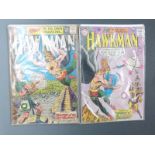 Two DC comics Hawkman 1 and 2.