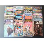 Thirty-nine DC comics comprising Fallen Angel 1 and 2, Cinder and Ashe 1, The Legion 36, Camelot