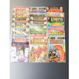 Nineteen DC comics Kamandi The Last Boy On Earth comprising 8, 9, 21 x2, 22, 23, 26 x2, 28, 31 x2,