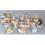 Fifteen Border Fine Arts Beatrix Potter figures in boxes